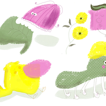 Creatures . Character Design, Children's Illustration, Digital Illustration, and Picturebook project by camille_pernet - 01.16.2026