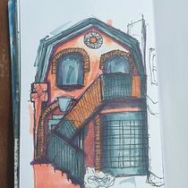 finally did this. Architectural Illustration, Drawing, Ink Illustration, Sketchbook, and Sketching project by isivalderrama8 - 01.16.2026