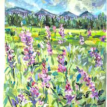 Landscape Painting with Gouache project Ein Projekt aus dem Bereich Gouachemalerei, Malerei, Bildende Künste und Naturalistische Illustration von susanspw5 - 16.01.2026