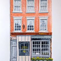 Tiny's & The Bar Upstairs . Architectural Illustration, Drawing, Painting, and Watercolor Painting project by lrjarrard - 01.17.2026