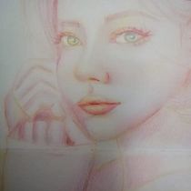 Retrato con lápiz de color. Drawing, Portrait Drawing, and Sketchbook project by Ale Navarro - 01.17.2026