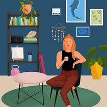 Cozy home . Digital Drawing, Digital Illustration, Drawing, and Traditional illustration project by tinsha_ - 01.18.2026