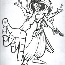 Genio. Drawing, Figure Drawing, Fine Arts, Sketchbook, and Sketching project by Hugo Valencia - 01.19.2026