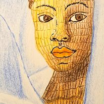 Wooden Girl. Colored Pencil Drawing, Drawing, Portrait Drawing, and Sketchbook project by Jaeggi Claudia - 01.19.2026