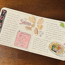 Bitácora de viaje: Tokio con elementos varios. . Colored Pencil Drawing, Drawing, Ink Illustration, Sketchbook, and Watercolor Painting project by Catalina Tejero Roger - 01.20.2026