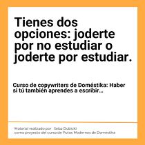 Trabajo final del curso de copynosequé para copynosecuántos, no recuedo cómo se decía. Advertising, Communication, Cop, writing, Stor, and telling project by Seba Dubicki - 01.20.2026