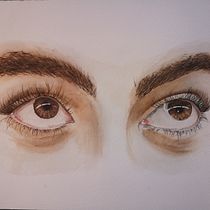 Regard à l'aquarelle 1. Un proyecto de Bellas Artes, Pintura, Dibujo de Retrato y Pintura a la acuarela de mielaure - 21.01.2026