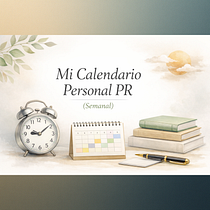 Agenda Personal PR de Organización Semanal. Management, Productivit, Business, and Events project by pamela_arodriguez - 01.21.2026
