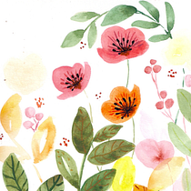 Acuarela floral. Botanical Illustration, Traditional illustration, Painting, and Watercolor Painting project by Camila González Acevedo - 01.21.2026