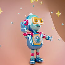 Render final con iluminación. 3D, Design de personagens, Modelagem 3D, Design de personagens 3D, e 3D Design projeto de cinthyaneko - 22.01.2026