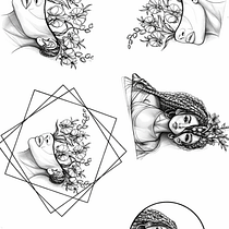 Ilustración final  Ein Projekt aus dem Bereich Grafikdesign, Traditionelle Illustration, Digitale Illustration, Tattoodesign und Digitale Zeichnung von Mariana Aldana - 23.01.2026