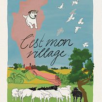 Mon Village. Digital Illustration, and Traditional illustration project by anebi - 01.24.2026