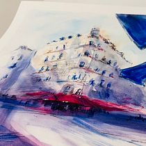 Course project. Desenho, Pintura em aquarela, Ilustração arquitetônica, Sketchbook, Ilustração com tinta, e Esboçado projeto de Marinela - 24.01.2026