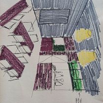 CAFETERÍA. Architecture, and Architectural Illustration project by pauu8483_1 - 01.24.2026