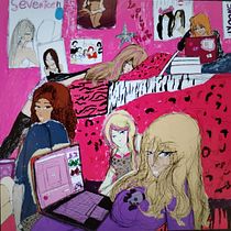 "A veces simplemente necesitas divertirte con amigas (mientras haces una tesis)". Character Design, Comic, Digital Drawing, Digital Illustration, Traditional illustration, and Manga project by adriameduardo - 01.24.2026