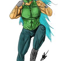 Personaje Heroe. Un proyecto de Cómic, Dibujo a lápiz, Diseño de personajes, Ilustración tradicional y Dibujo anatómico de Abraham Emmanuel Orozco Dueñas - 27.01.2026