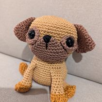 My pug. Amigurumi, Arts, Crafts, Crochet, DIY, Fiber Arts, Textile Design, To, and Design project by mail_563842 - 01.27.2026