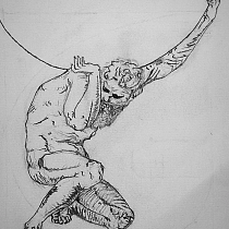 Greek Mythology:Atlas Ein Projekt aus dem Bereich Traditionelle Illustration, Bildende Künste, Skizzenentwurf, Zeichnung, Porträtzeichnung, Realistische Zeichnung, Artistische Zeichnung, Sketchbook und Anatomische Zeichnung von Yunus Emre Köse - 29.01.2026