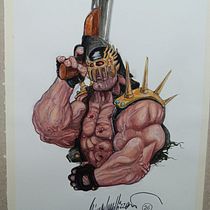 Jagger . Comic, Character Design, Traditional illustration, Painting, Acr, and lic Painting project by g_impellizzeri - 01.31.2026