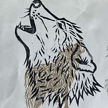 Collection de tampons de loups. Arts, Crafts, Fine Arts, Printing, Creating with Kids, Engraving, and Traditional illustration project by p_m_guinchard - 01.31.2026