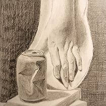 Study of a Classical Still Life. Drawing, Pencil Drawing, Artistic Drawing, and Realistic Drawing project by debattistakvamme - 02.01.2026