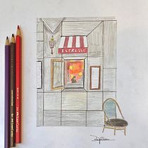 What I see. Desenho artístico, Desenho, Artes plásticas, Ilustração tradicional, Desenho a lápis, Sketchbook, e Esboçado projeto de dipillamartina - 03.02.2026