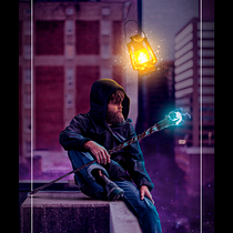 O Eremita. Photography, Photography Post-production, Photo Retouching, and Photomontage project by Lucas Ruiz - 02.04.2026