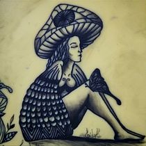 Pensando ando. Tattoo Design project by leidy2me - 02.05.2026