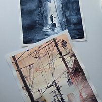 Expressive Watercolour: Places, Memory and Emotion Ein Projekt aus dem Bereich Bildende Künste, Malerei und Aquarellmalerei von Aliya Bodnar - 05.02.2026