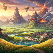 Worldbuilding de Banshoku. Narrative, Stor, telling, Writing, Fiction Writing, and Creative Writing project by Noah Peña Peña - 02.05.2026