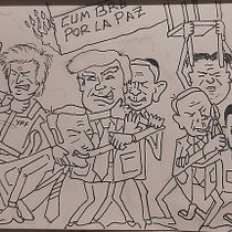 "CUMBRE POR LA PAZ" VERSION DONALD TRUMP . Scriere, Comic și Desen de juanjosereale - 02.06.2026