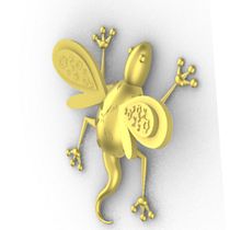 Lagarto Fantasía . design 3D, modelare 3D, Design accesoriu și Design de produs de Melissa Quintero - 02.06.2026