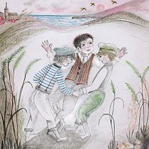 El violinista de Dooney. Desenho, Desenho a lápis, Ilustração tradicional, Ilustração infantil, Narrativa, e Desenho com lápis de cor projeto de Blanca Herrera - 07.02.2026