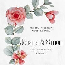 Invitación Boda. Drawing, Traditional illustration, Naturalistic Illustration, and Watercolor Painting project by johanaalbarracinr - 02.08.2026