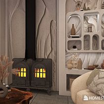 Redesign of Mediterranean living room villa. Interior Architecture, Interior Design, Decoration, Interior Decoration, Retail Design, and Spatial Design project by Mercedes Hernandez Mincheff - 02.10.2026