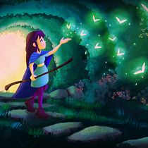 Forest Background Illustration . Digital Drawing, Digital Illustration, and Traditional illustration project by Anindita Dey - 02.10.2026