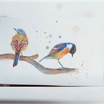 A comfortable perch Ein Projekt aus dem Bereich Traditionelle Illustration, Aquarellmalerei, Realistische Zeichnung und Naturalistische Illustration von safariscoops - 10.02.2026