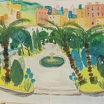 Proyecto final del curso. Esboçado, Desenho, Ilustração tradicional, Ilustração arquitetônica, Sketchbook, e Pintura guache projeto de mjose61 - 12.02.2026