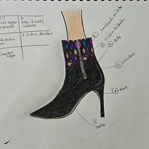 Mi primer dibujo de diseño  . Desain Aksesori, Desain, Desain Busana, Ilustrasi Mode, Dan Desain Sepatu proyek oleh yahacord - 02.13.2026