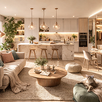 Sweet Home. Architecture, Decoration, Interior Design, and Spatial Design project by Victoria Valls Escriche - 02.16.2026