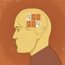 Ilustração editorial inspirada no artigo Google Effect: Changes to our Brains de Johnathan Davis. Fine Arts, Art Direction, Information Design, Editorial Design, Graphic Design, and Editorial Illustration project by Giovanni Berlim - 02.17.2026