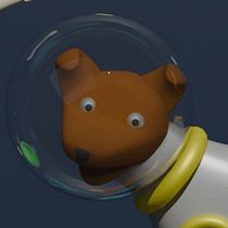 Laika. 3D, Design de personagens 3D, 3D Design, Modelagem 3D, e Design de personagens projeto de Luigi Alboreto - 17.02.2026