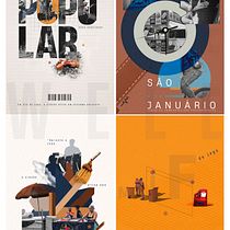 Ciclo Invisivel. Un proyecto de Diseño gráfico, Collage, Ilustración editorial e Ilustración digital de Wellida Coelho - 17.02.2026