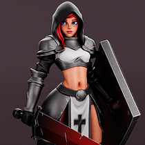 CRUZADER Ein Projekt aus dem Bereich 3D, Design von 3-D-Figuren, 3-D-Modellierung und Design von Figuren von felipepereiradesign - 18.02.2026