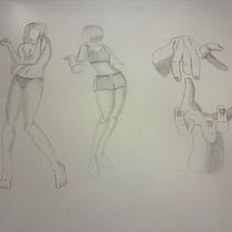 Modelle e mani che giocano . Un proyecto de Bellas Artes, Dibujo, Dibujo a lápiz, Dibujo realista, Dibujo anatómico y Bocetado de giuliapontarollo2004 - 19.02.2026