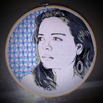 Lo que ella ve. Een project van Borduurwerk y Textielontwerp van Katherine Silva Morales - 20.02.2026