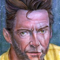 Wolverine. Un proyecto de Bellas Artes, Ilustración tradicional, Pintura, Pintura a la acuarela, Dibujo, Dibujo de Retrato y Dibujo artístico de Egidio Calabrese Violetta - 20.02.2026