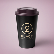 Place Cafe & Champagne. Br, ing, Identit, Design, Logo Design, and Graphic Design project by boris_rigo - 02.22.2026