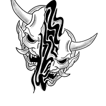 Máscara Japonesa Ein Projekt aus dem Bereich Grafikdesign, Traditionelle Illustration, Digitale Illustration, Tattoodesign und Digitale Zeichnung von deelaveegaa - 23.02.2026