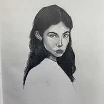 Poco a Poco. Fine Arts, Drawing, Pencil Drawing, Traditional illustration, Portrait Drawing, Realistic Drawing, Artistic Drawing, Sketching, and Figure Drawing project by Adriana Mangones - 02.23.2026